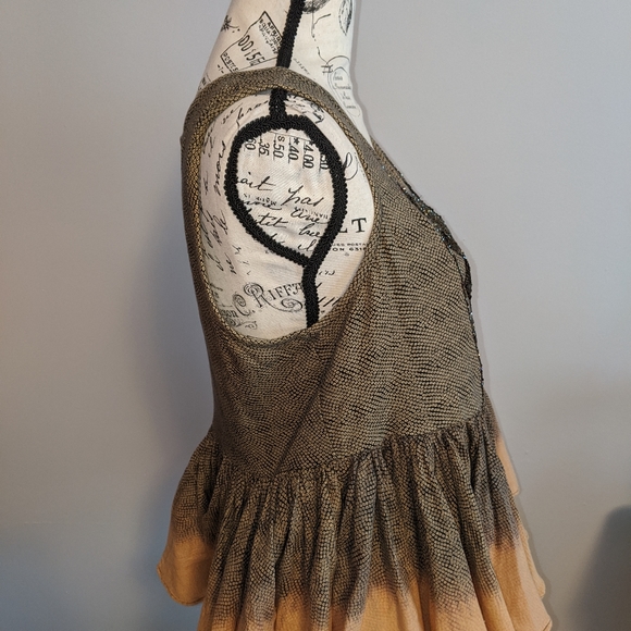 Anthropologie Sequined Peplum Tank - Picture 4 of 4